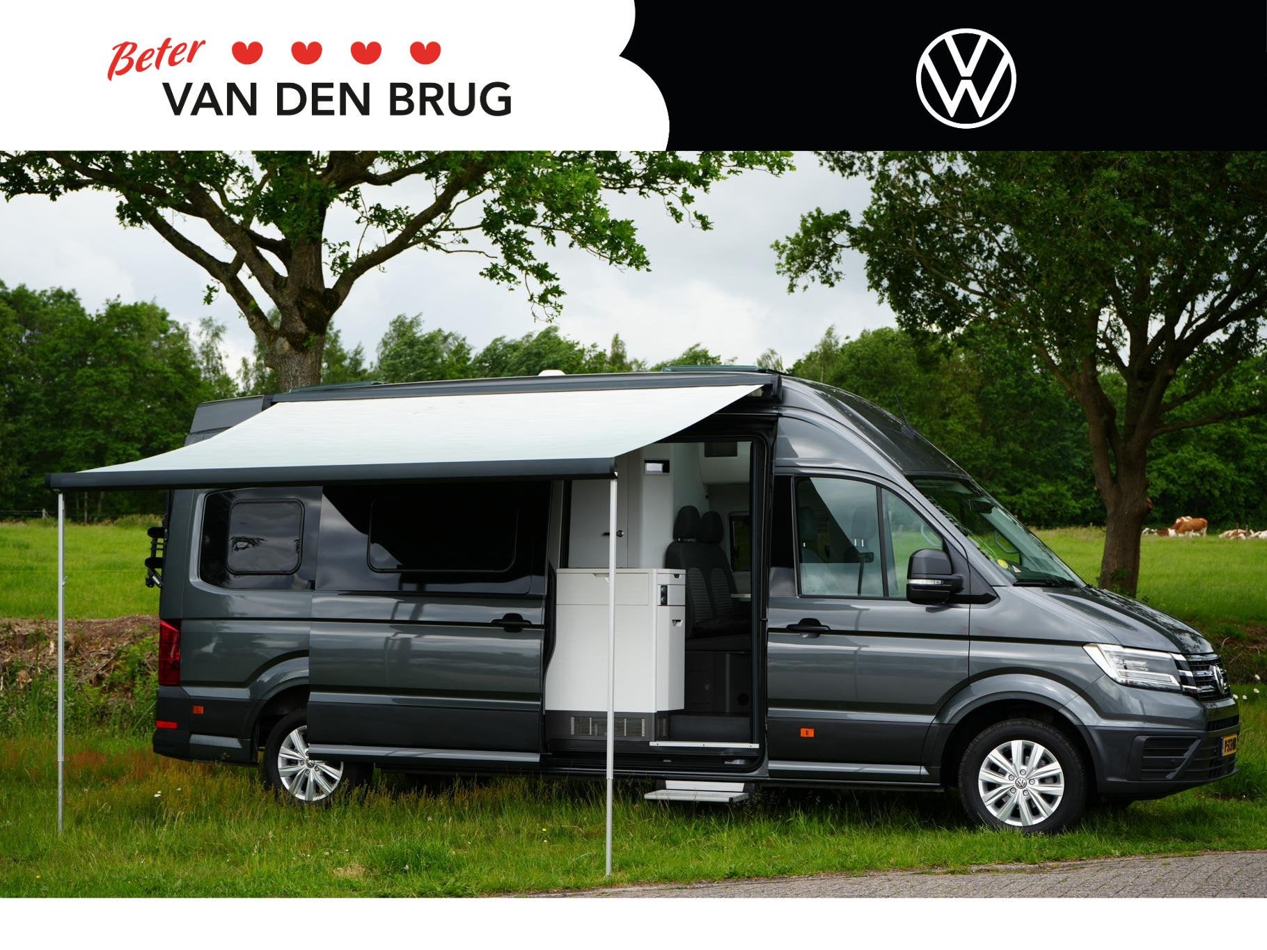 Volkswagen Crafter Grand California 680 2.0 TDI 177PK AUTOMA, Automaat, Buscamper of Camperbus, Verwarmde buitenspiegels, Volkswagen