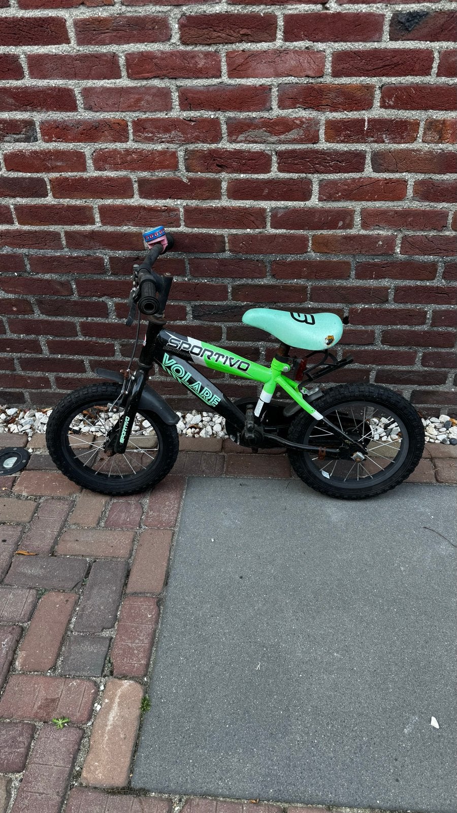 Volare Sportivo kinderfiets 14 inch, Ophalen, Gebruikt, Terugtraprem, Minder dan 16 inch