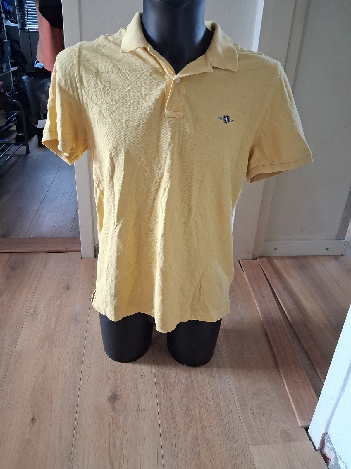 Gant Gele Polo Maat L - Casual & Tijdloos, Maat 52/54 (L), GANT, Geel, Ophalen of Verzenden