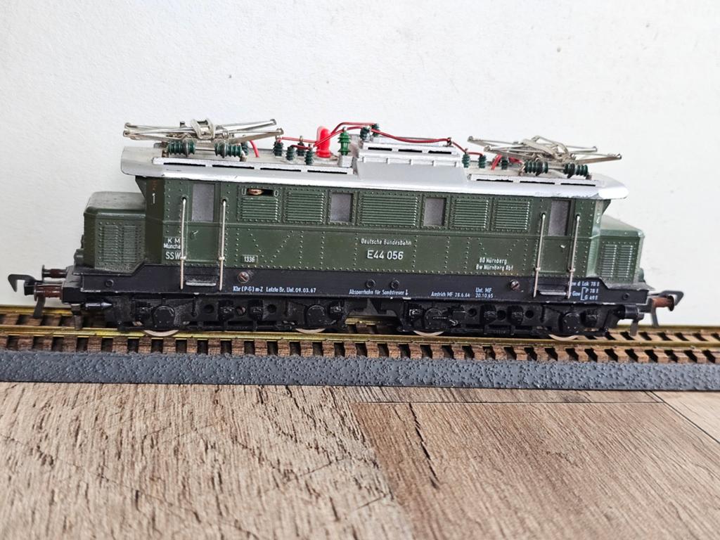 Modeltrein Ho fleischmann E-44 zgan metaal,gestest en ok., Fleischmann, Ophalen of Verzenden, Zo goed als nieuw, Analoog