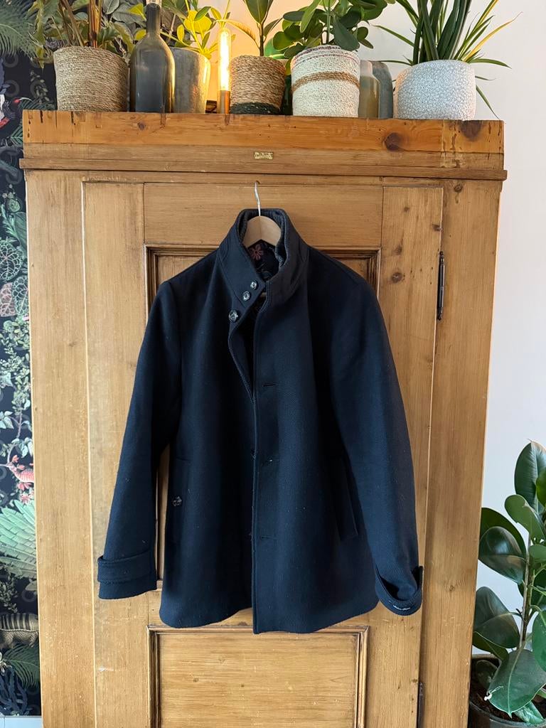 Ted Baker Jas Heren maat L, Ophalen of Verzenden, Zo goed als nieuw, Maat 52/54 (L), Blauw