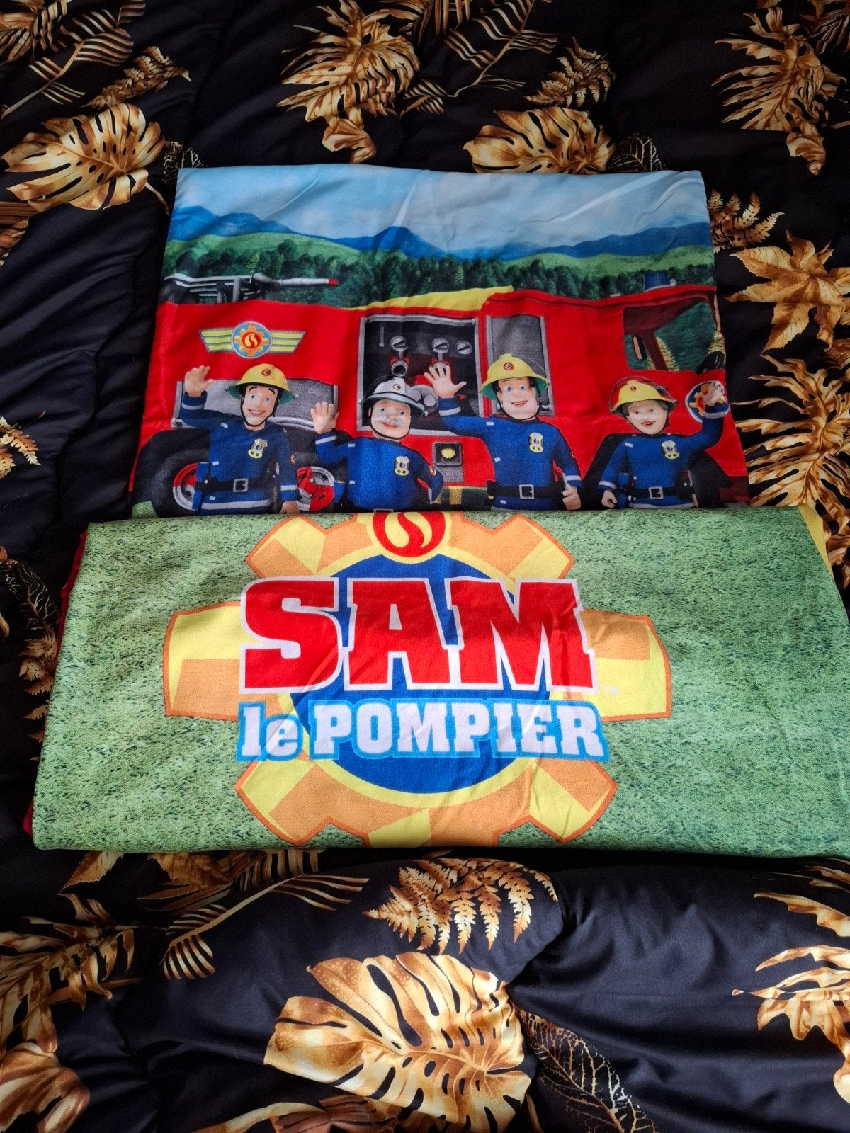 Brandweerman Sam dekbedovertrek, Ophalen, Gebruikt, Overige merken, Meerkleurig