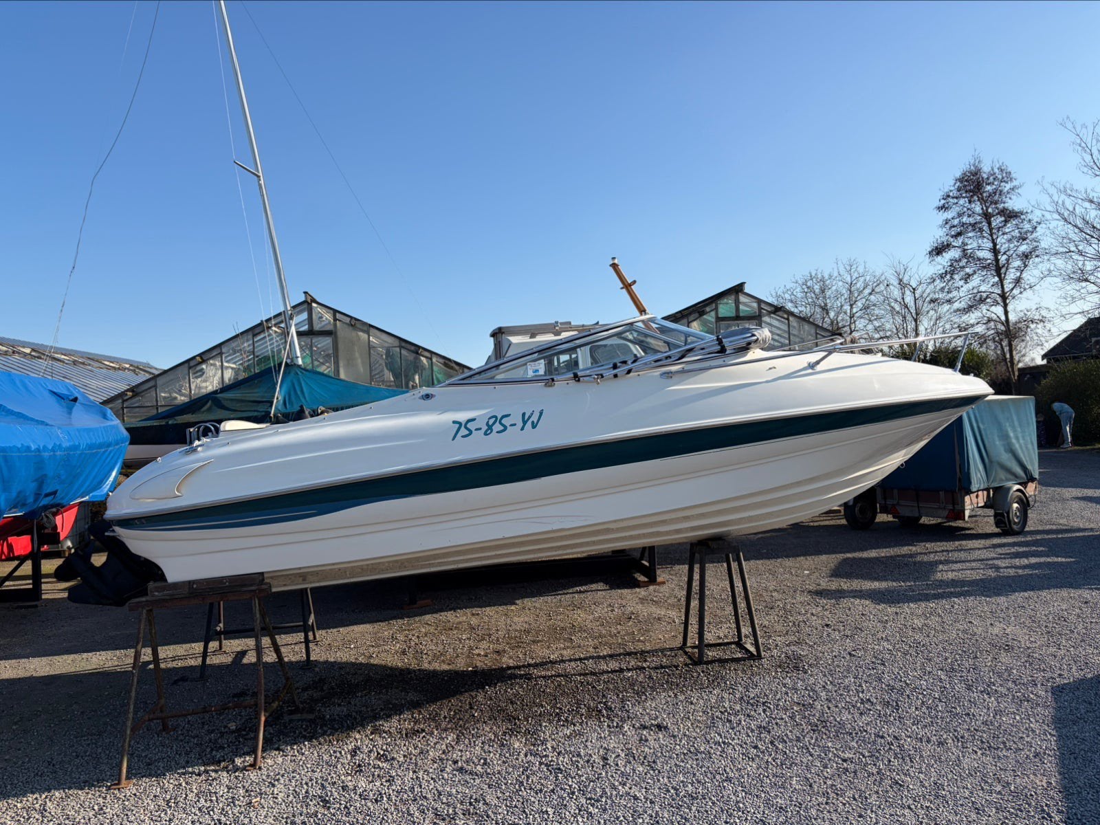 Prachtige Bayliner Capri 2000 - 220PK - Snelvarend, Ophalen, Gebruikt, Bayliner, Trailer