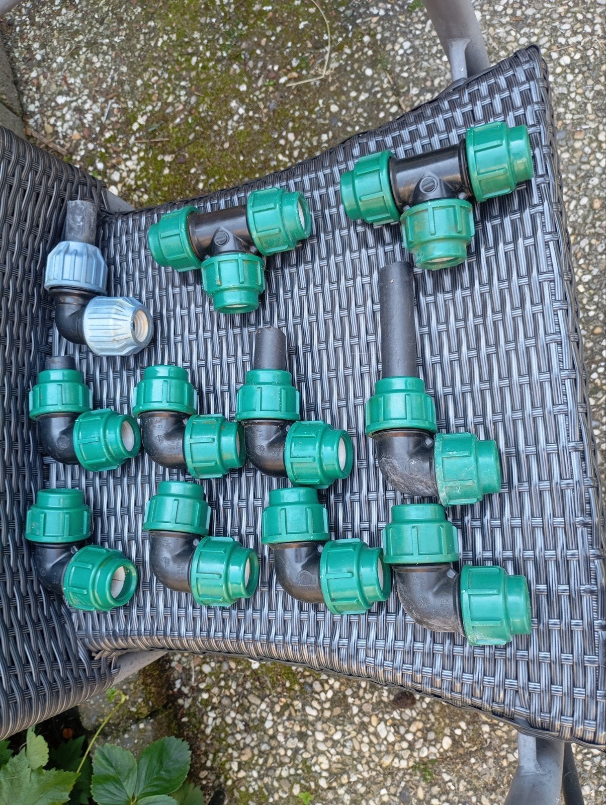 Diverse PVC Bochten en T-stukken voor Irrigatie, Ophalen, Bochten, Pvc, 20 tot 40 mm