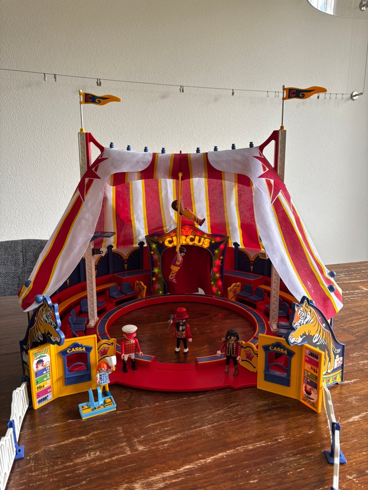Complete playmobil circus set (4030+4233), Ophalen, Zo goed als nieuw