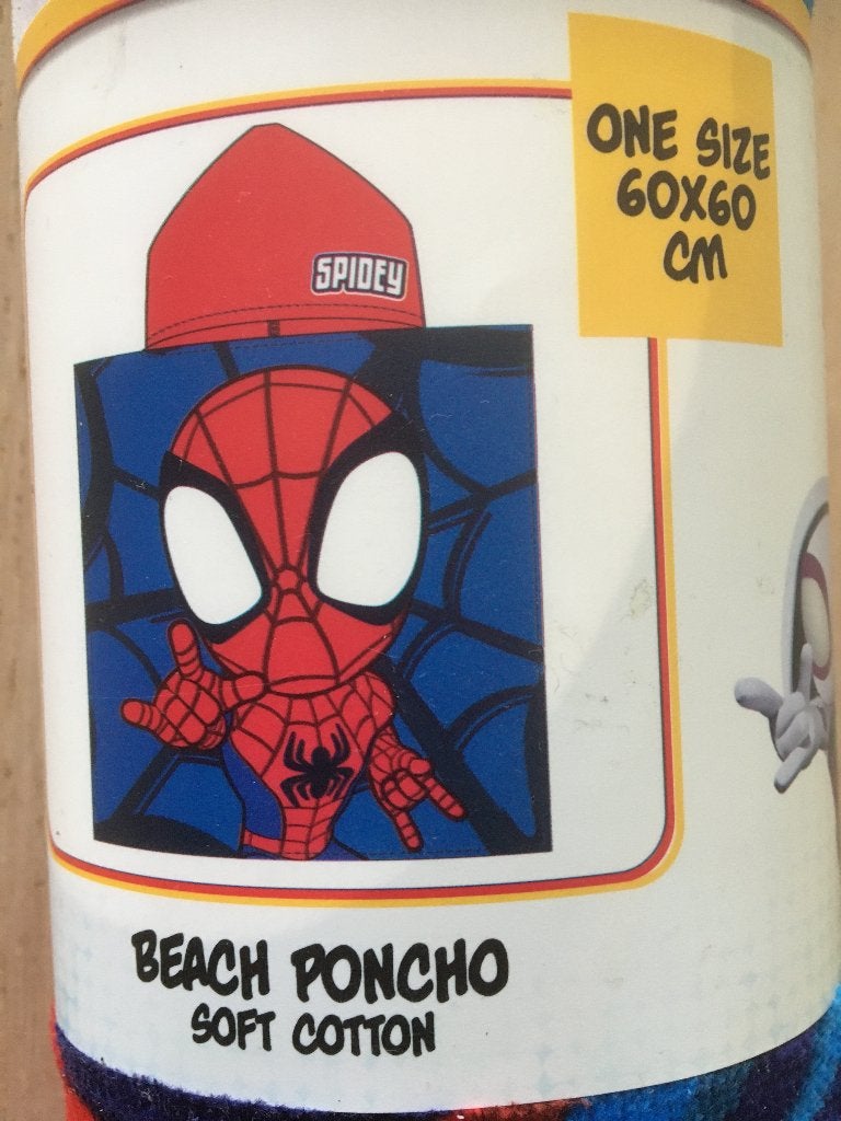 Spidey & friends strandponcho | Marvel | NIEUW, Ophalen of Verzenden, Nieuw, Marvel, Jongen of Meisje