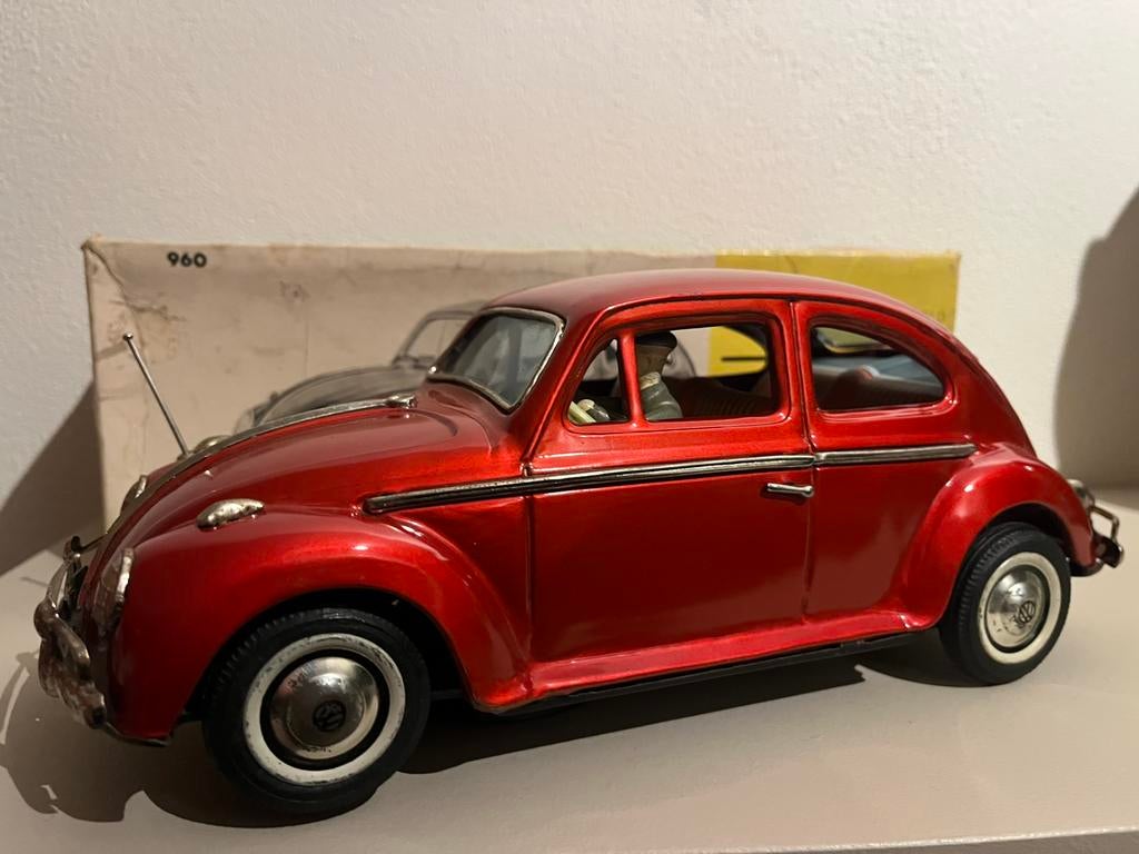 Blikken bandai kever volkswagen meg doos, Ophalen of Verzenden