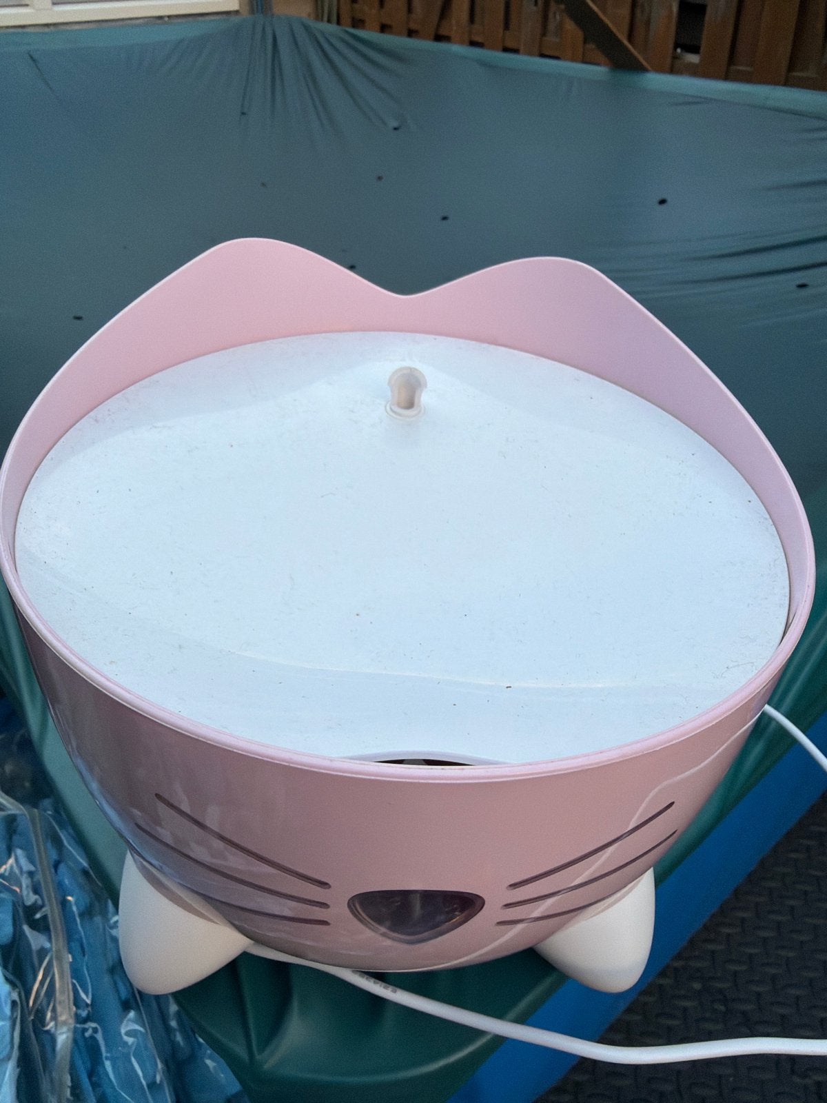 Katten elektrische waterfontein waterbak, Dieren en Toebehoren, Kattenvoerbakken en Drinkbakken, Ophalen of Verzenden, Zo goed als nieuw