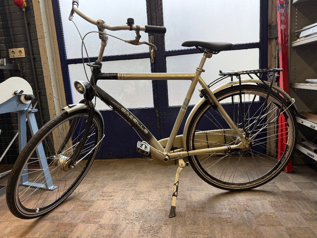 Gazelle Xanta stadsfiets – rijklaar, verlichting en slot, Ophalen, Gebruikt, 65 cm of meer, Gazelle