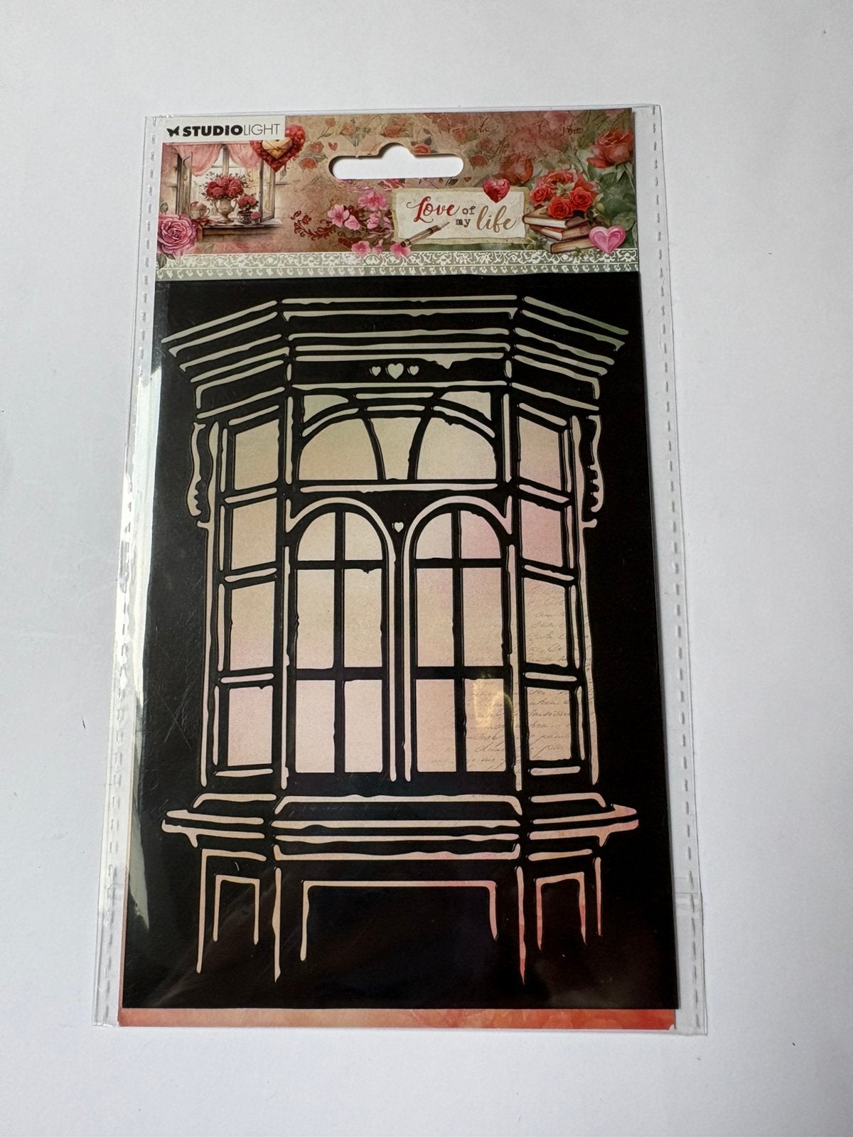 Stencil etalega raam studio light love of my live, Ophalen of Verzenden, Zo goed als nieuw, Frame of Mal