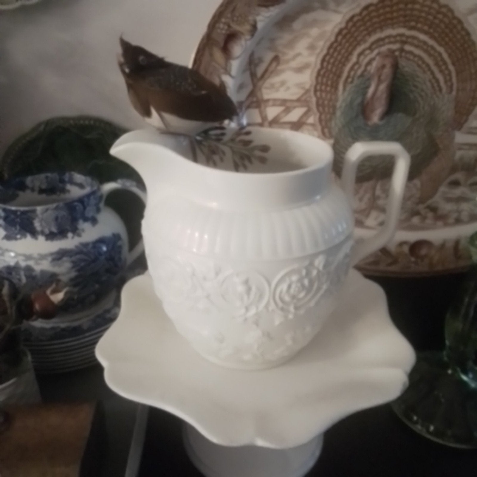 Antieke cream ware kan, Wedgwood?, Ophalen of Verzenden