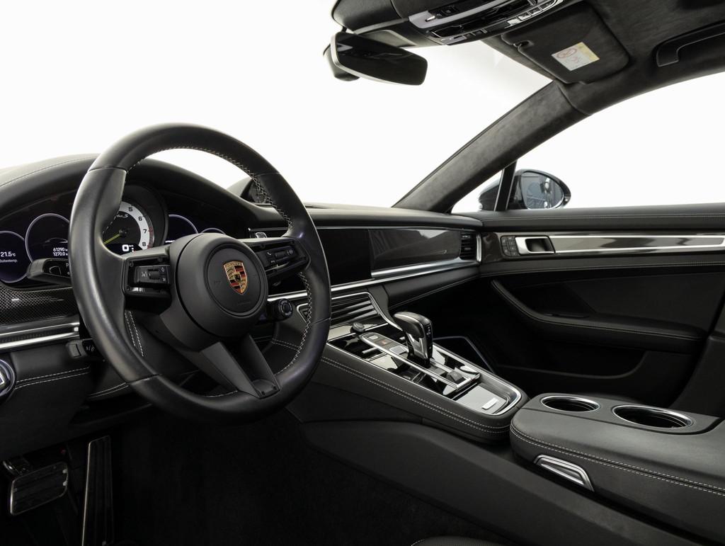 Porsche Panamera Turbo S E-Hybrid Sport Turismo, Auto's, Porsche, Gebruikt, Adaptive Cruise Control, Met garantie (alle), Zwart