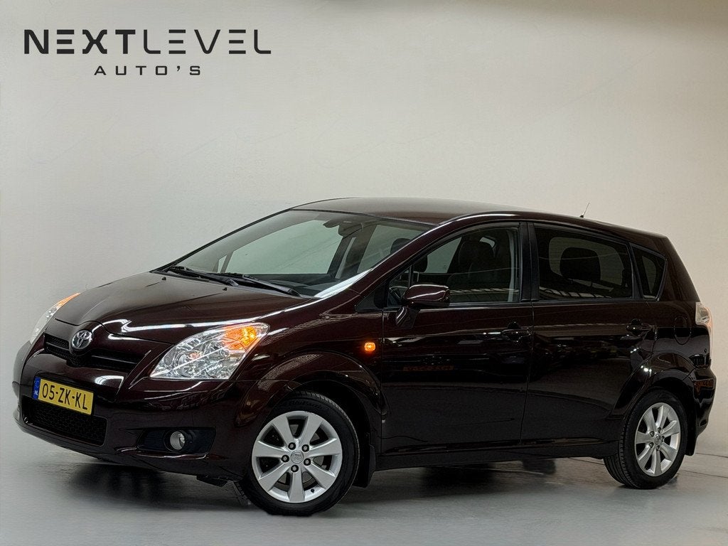 Toyota Verso 1.8 VVT-i Luna 7p Automaat Dealeronderhouden Na, Auto's, Gebruikt, Zwart, 4 cilinders, 7 stoelen