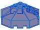 Lego Trans-Dark Blue Windscreen 6 x 6 x 2 Octagonal Canope, Kinderen en Baby's, Speelgoed | Duplo en Lego, Gebruikt, Lego, Ophalen of Verzenden