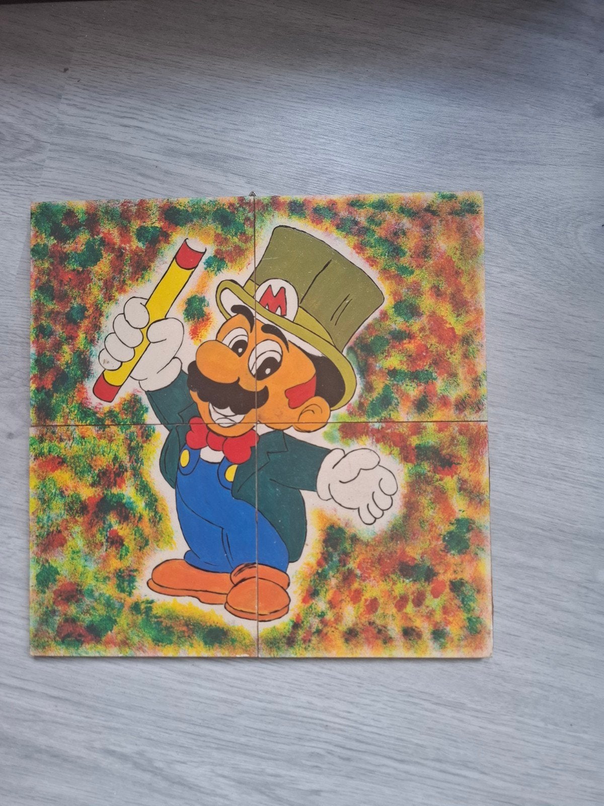 Super Mario bros popcult art, Ophalen of Verzenden, Gebruikt, A1 t/m A3, Film en Tv