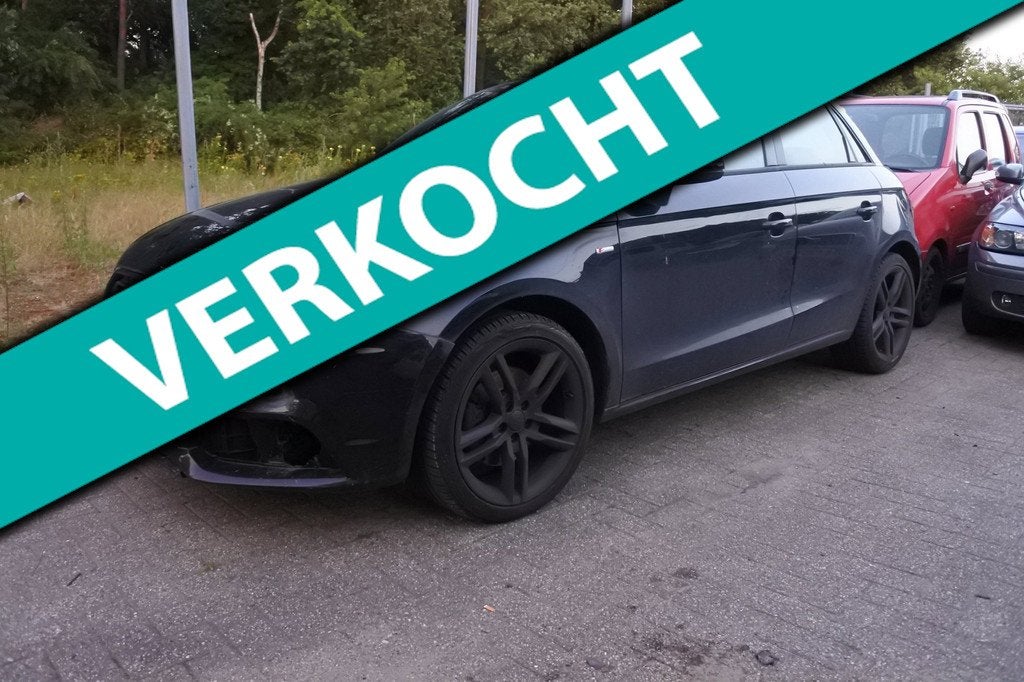 Audi A1 Sportback 1.4 TFSI Pro Line S volle auto 5 drs s tro, Auto's, Audi, Euro 5, Zwart, 4 stoelen, Geïmporteerd