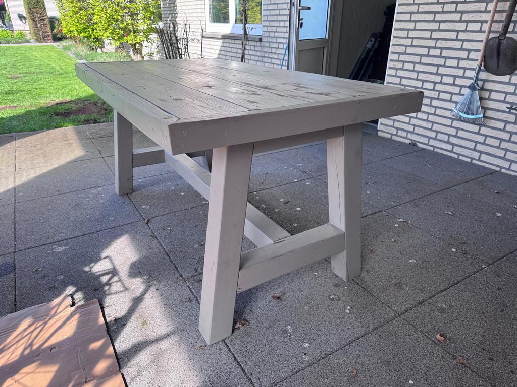 (Tuin) tafel, Ophalen, Gebruikt, Rechthoekig, Hout