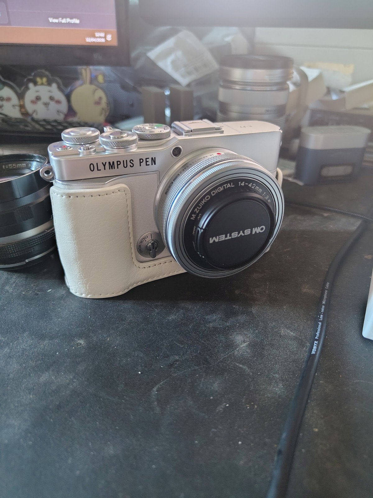 Olympus PEN E-P7 + 2 lenzen, Kantelbaar/draaibaar scherm, Ophalen of Verzenden, Zo goed als nieuw, Olympus