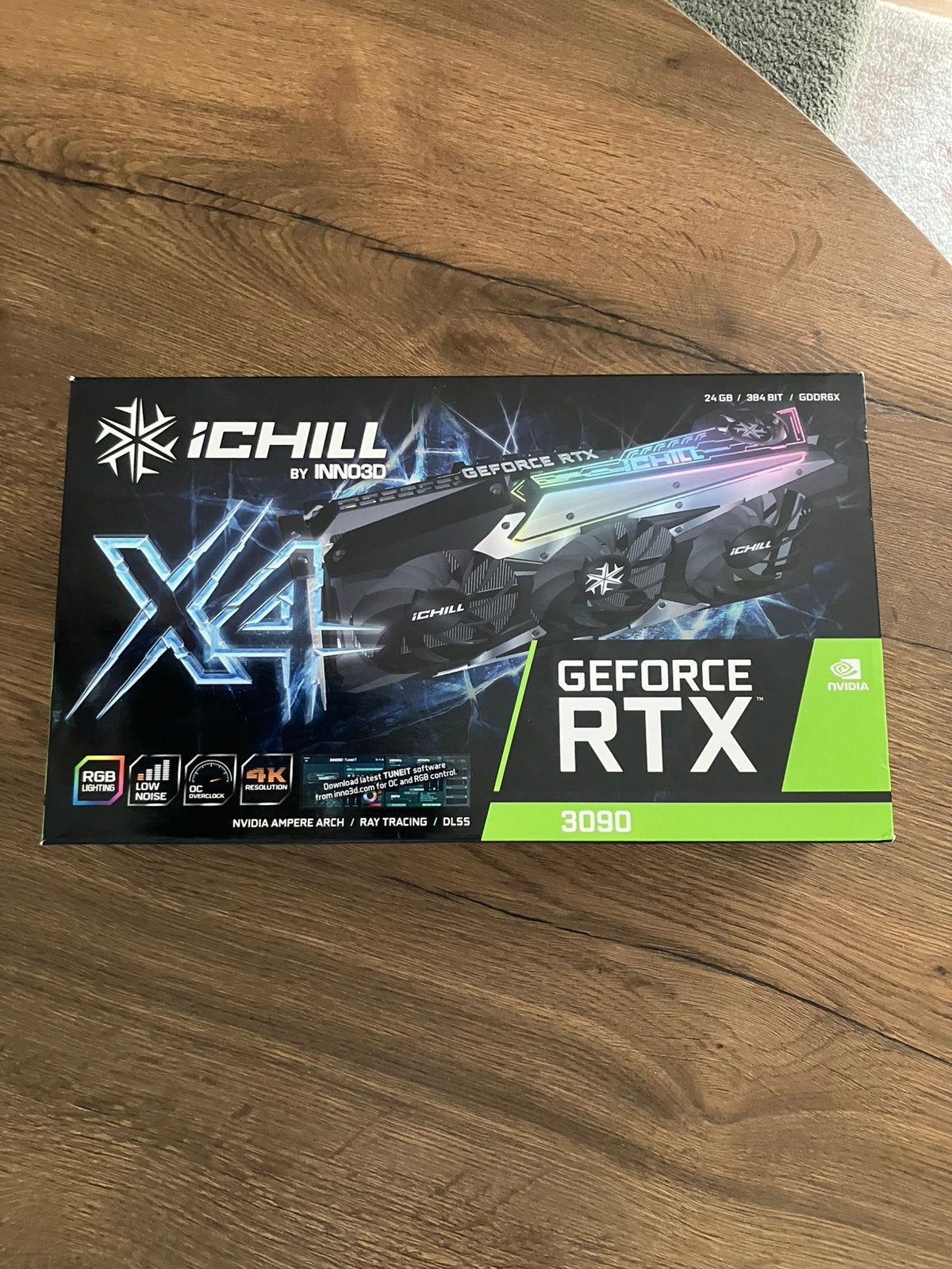 NVIDIA GeForce RTX 3090 iChill 24GB videokaart, Computers en Software, Videokaarten, GDDR6, PCI-Express 4, Ophalen of Verzenden