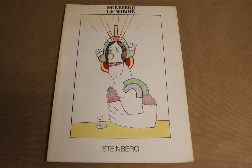 Kunstuitgave Derrière Le Miroir. Steinberg. Zeldzaam. 1977., Ophalen of Verzenden, Gelezen