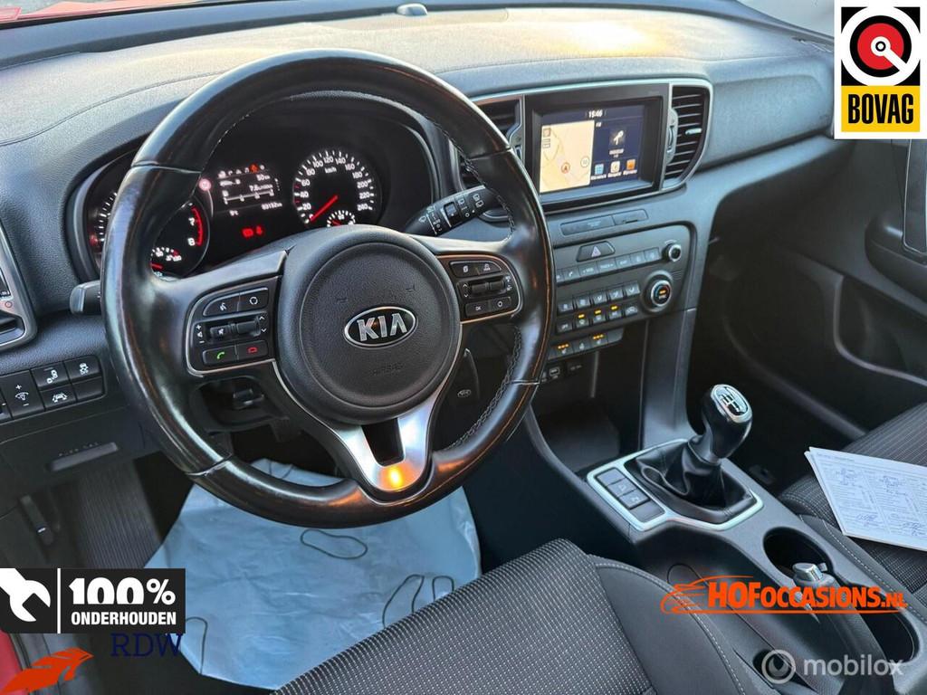 Kia Sportage 1.6 GDI Design Edition CAMERA/NAVI/STOELVERW/FU, Auto's, Voorwielaandrijving, Stof, Gebruikt, 4 cilinders