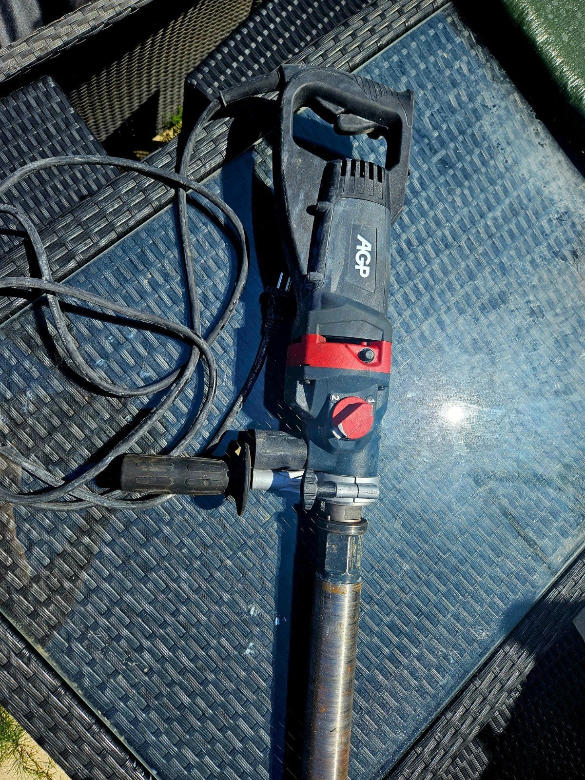 AGP DD160 Professional Droog-diamantboormotor +52 mm boor, Doe-het-zelf en Verbouw, Ophalen of Verzenden, Nieuw, Boormachine
