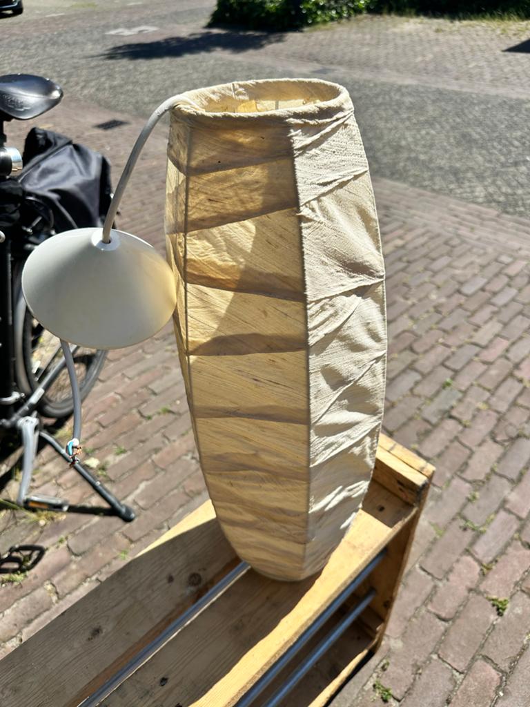 Roomwitte Lampenkap - Stijlvol en Modern, Ophalen, Gebruikt, Crème, Overige vormen