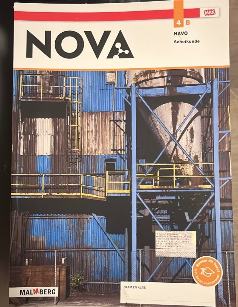 NOVA scheikunde havo 4B, Ophalen of Verzenden, Zo goed als nieuw, HAVO, Scheikunde