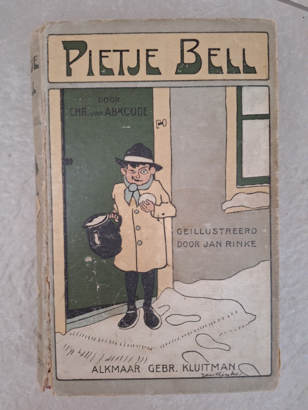 Pietje Bell - Oude editie door Chr. van Abkoude, Ophalen of Verzenden, Gelezen, Fictie algemeen