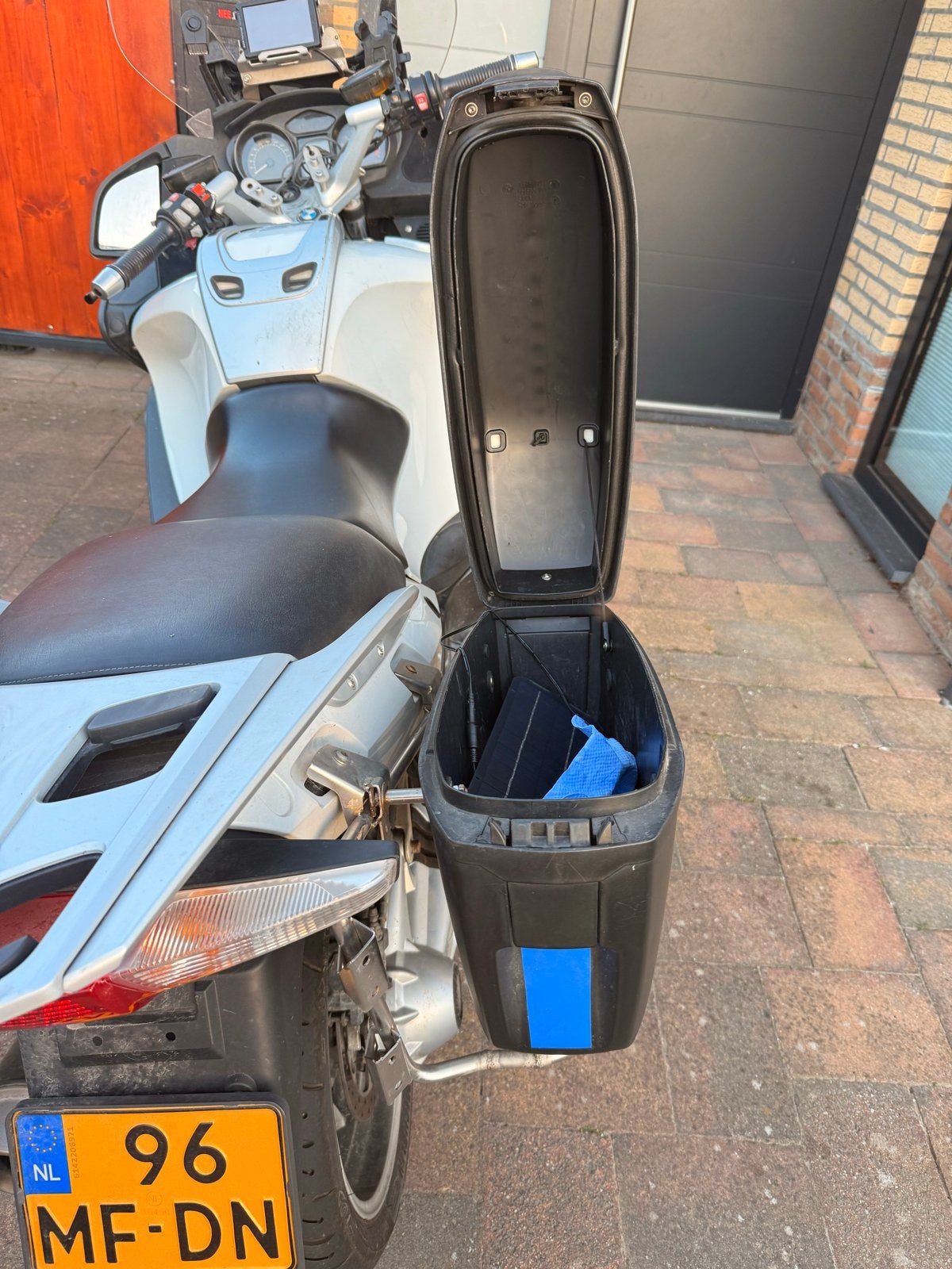 BMW R1200RT politiekoffers met aangepaste RVS-dragers, Ophalen, Gebruikt
