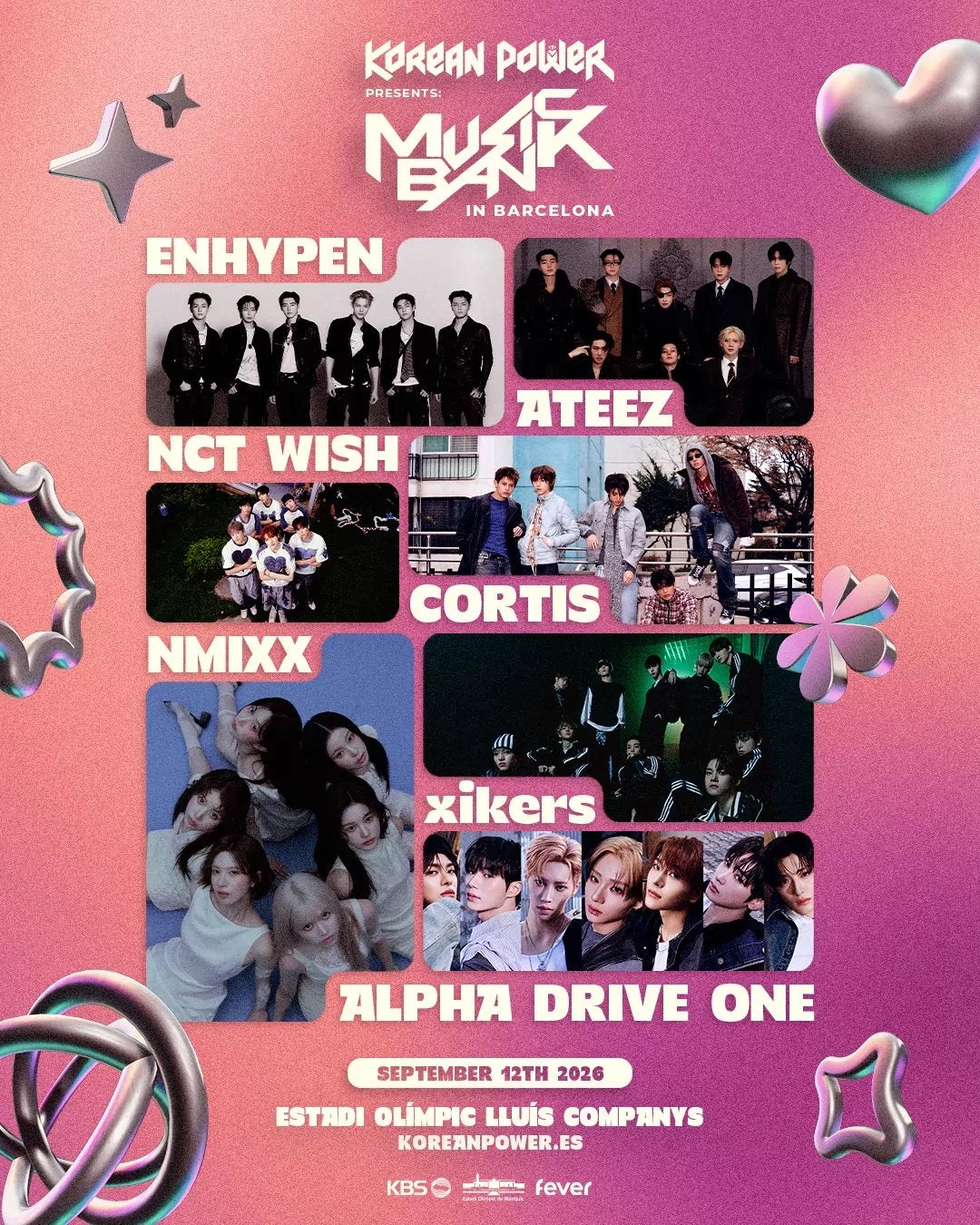 Music bank barcelona 2 vloer tickets, Tickets en Kaartjes, Twee personen