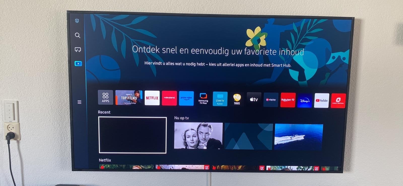 Samsung The Frame 65 inch 4K QLED Smart TV, QLED, Ophalen of Verzenden, Zo goed als nieuw, 100 Hz