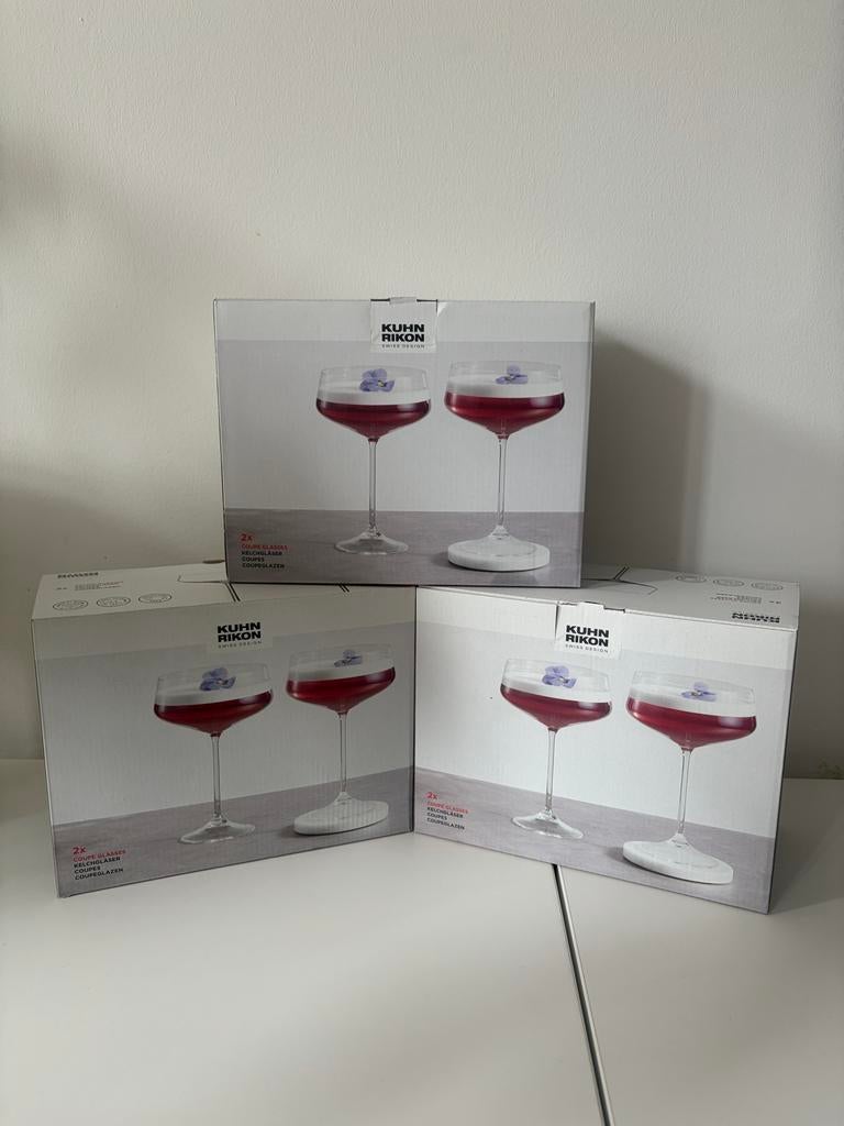 Kuhn Rikon coupeglazen (cocktail glazen), Ophalen, Nieuw, Overige typen