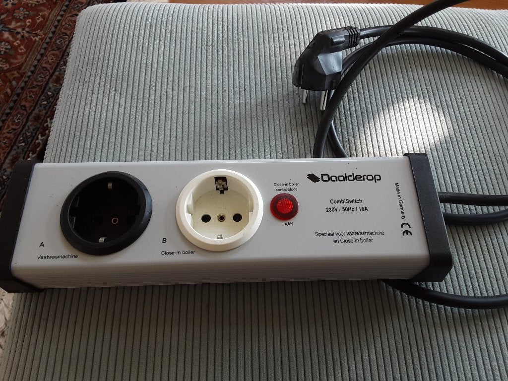 Combiswitch Daalderop 16A, Witgoed en Apparatuur, Ophalen of Verzenden, Zo goed als nieuw