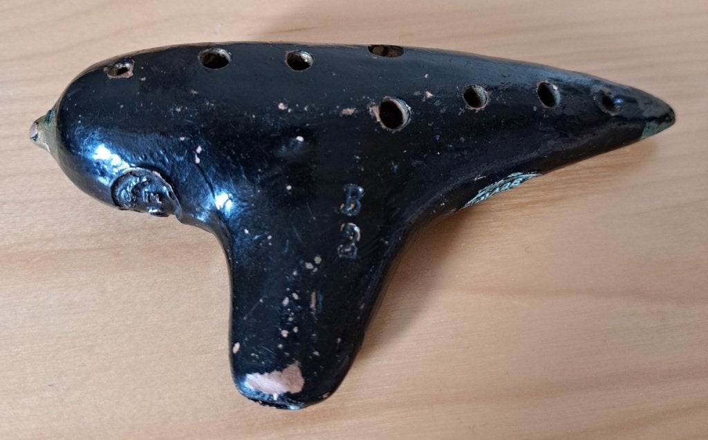 Antieke EWA Ocarina B2, Ophalen of Verzenden, Gebruikt, Overige soorten