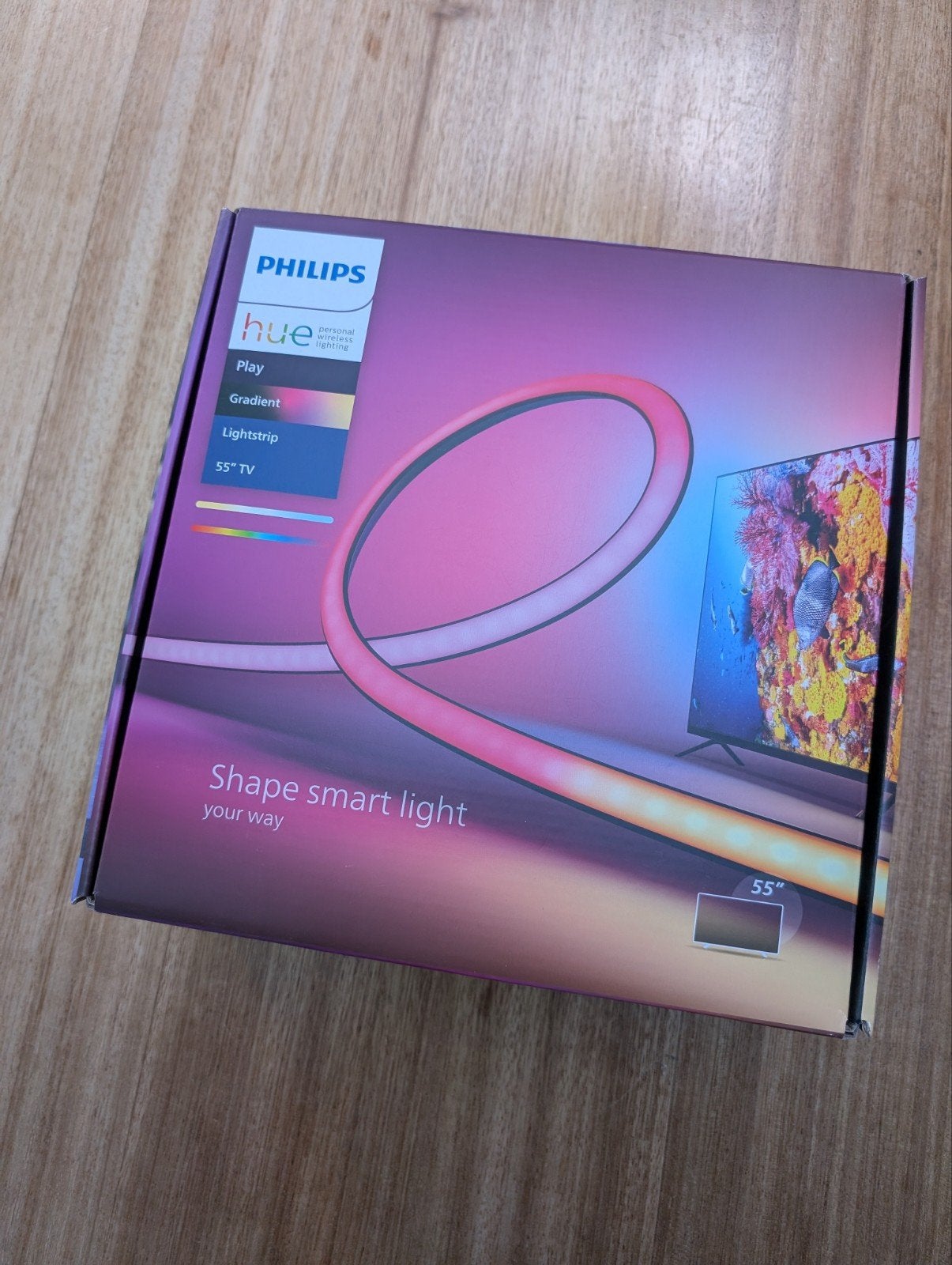 Philips Hue Play Gradient Lightstrip 55 inch NIEUW, Dimbaar, Meerkleurig, Nieuw, Ophalen of Verzenden