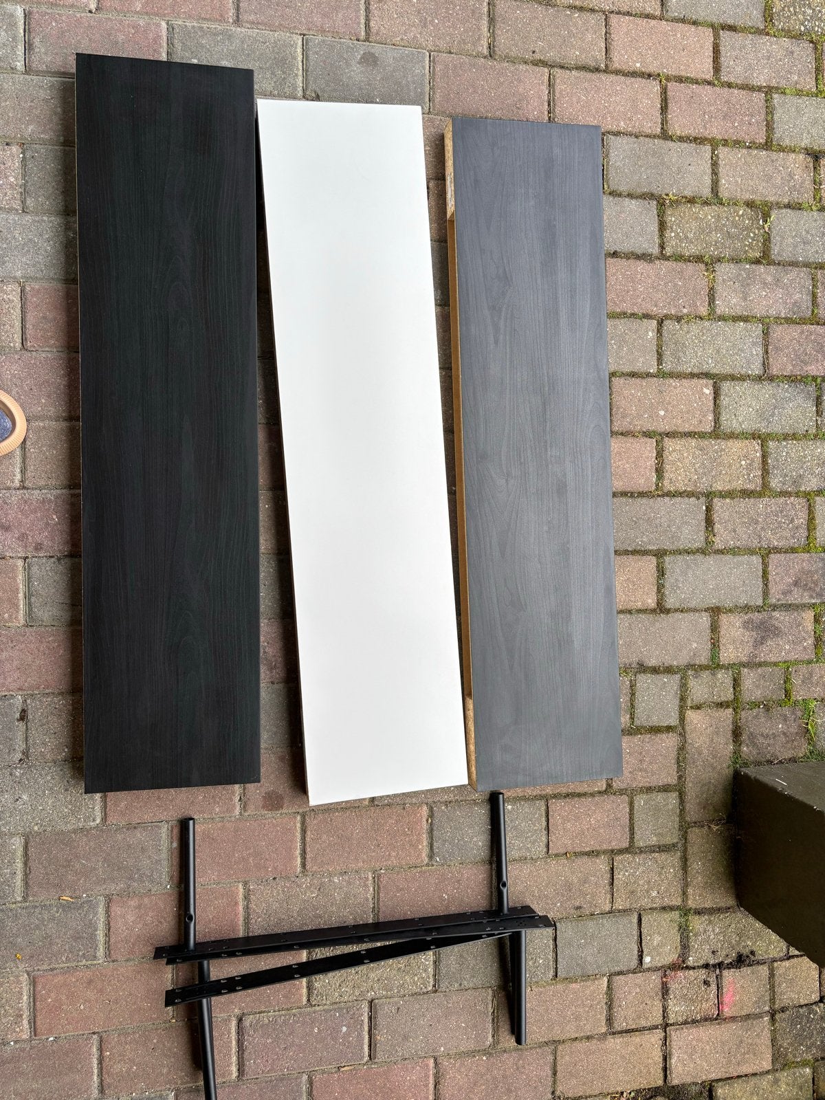 IKEA LACK Wandplanken (3 stuks) met beugels, Ophalen, Zo goed als nieuw