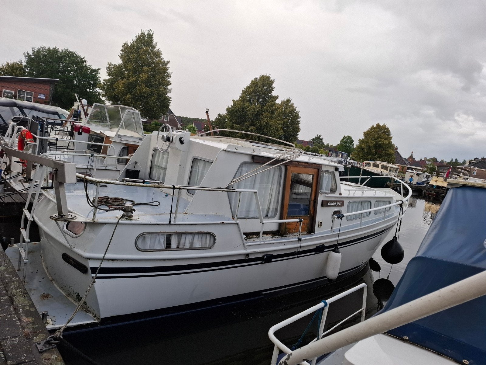 Prachtige Kruiser met 6 cilinder diesel mercedes, Ophalen of Verzenden, Gebruikt, Motor en Techniek, Zeilboot of Motorboot