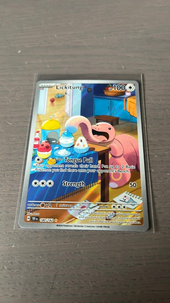 Pokemon kaart Lickitung, Verzenden, Zo goed als nieuw
