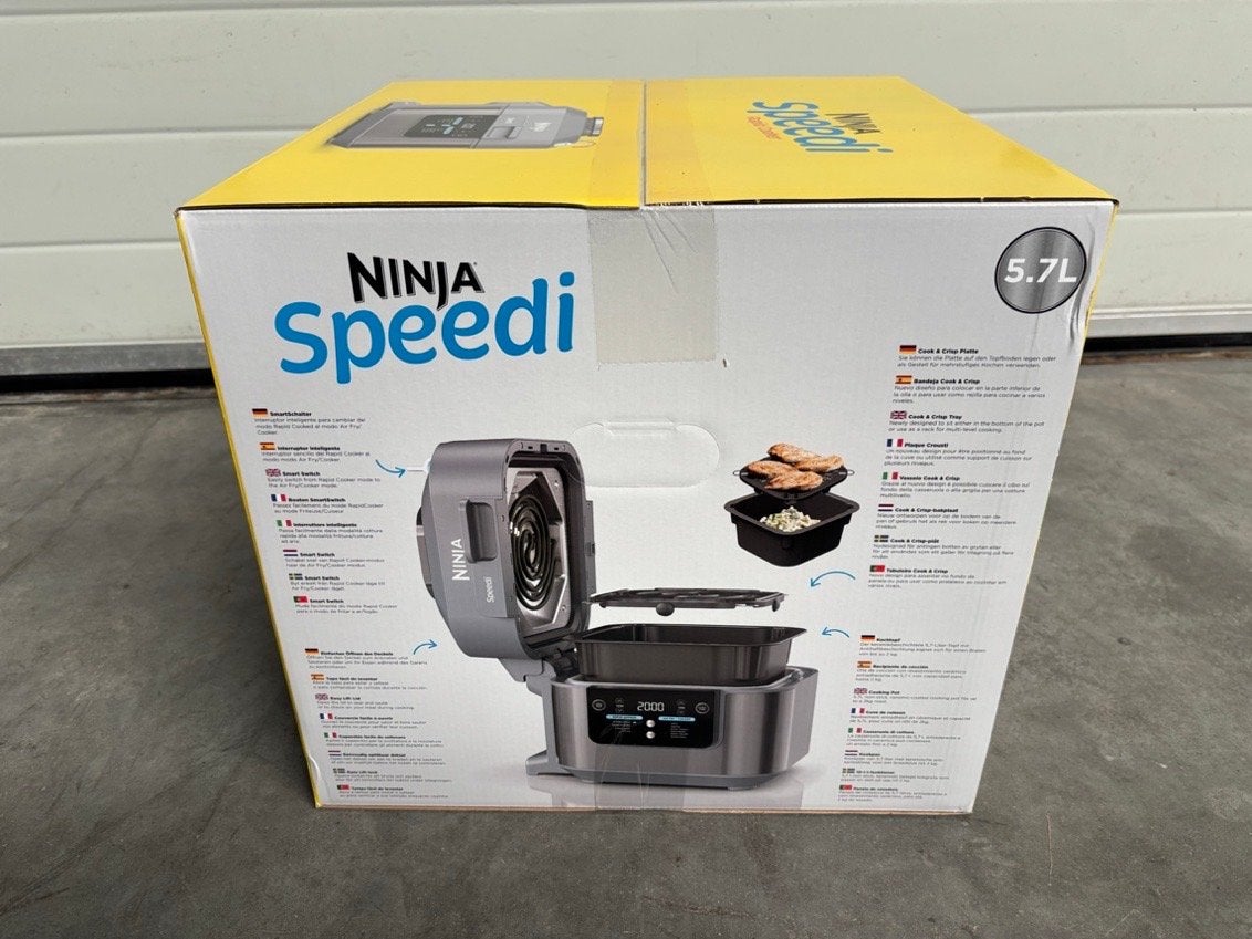 Ninja Speedi ON400EU Rapid Cooker & Airfryer – 5,7L – 10-in-, Customerservice.nl@sharkninja.com, SharkNinja Europe Ltd., Airfryer XL