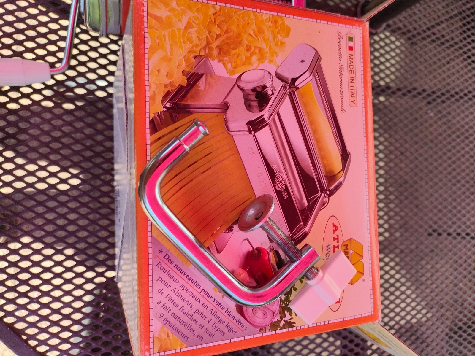 pasta machine, Ophalen, Nieuw
