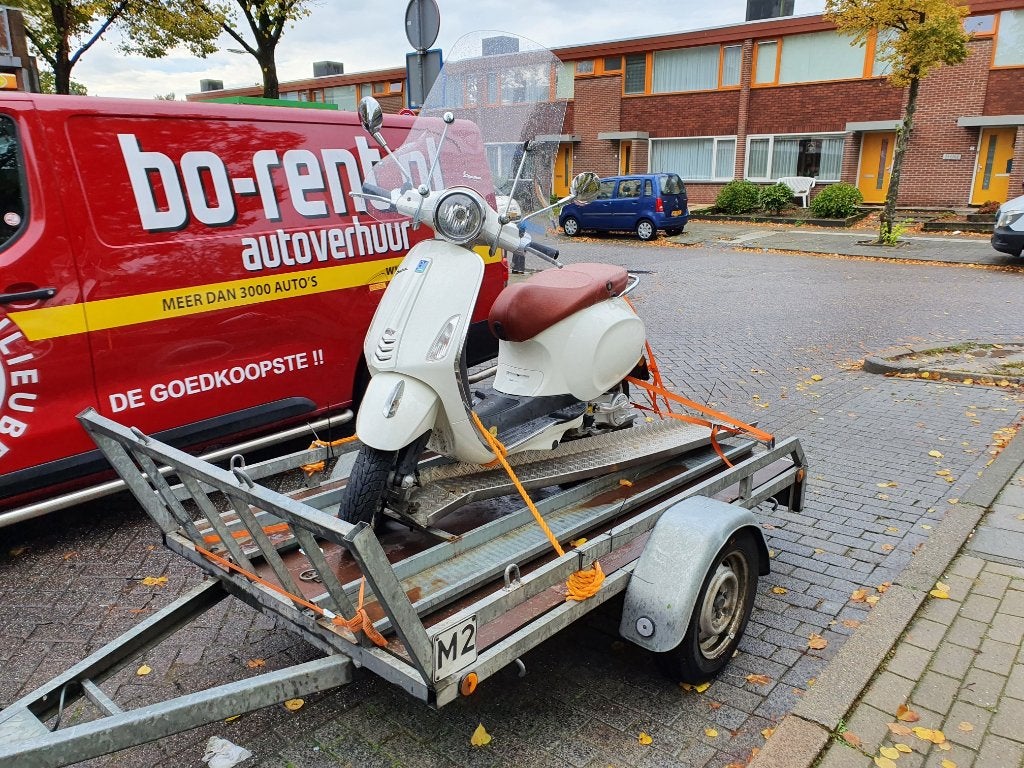 Vespa LX Scooter - Wit met bruin zadel, Ophalen, Gebruikt, Benzine, 50 cc