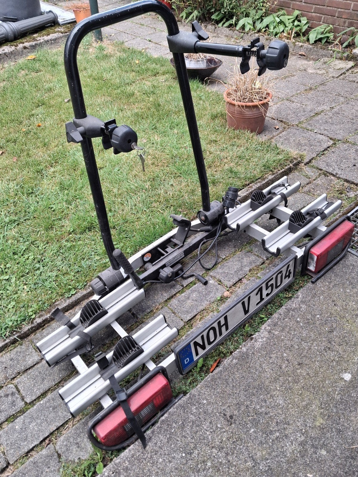 Originele BMW fietsendrager voor 2 fietsen, Ophalen, 2 fietsen, Gebruikt, Trekhaakdrager