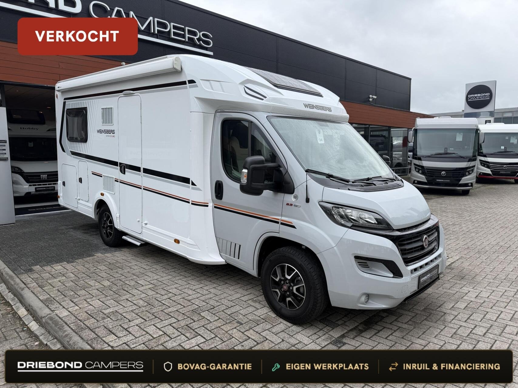 Weinsberg 650MF IC-Line Edition 9T-Automaat Fransbed Hefbed, Caravans en Kamperen, Automaat, Weinsberg, 6 tot 7 meter, Bedrijf
