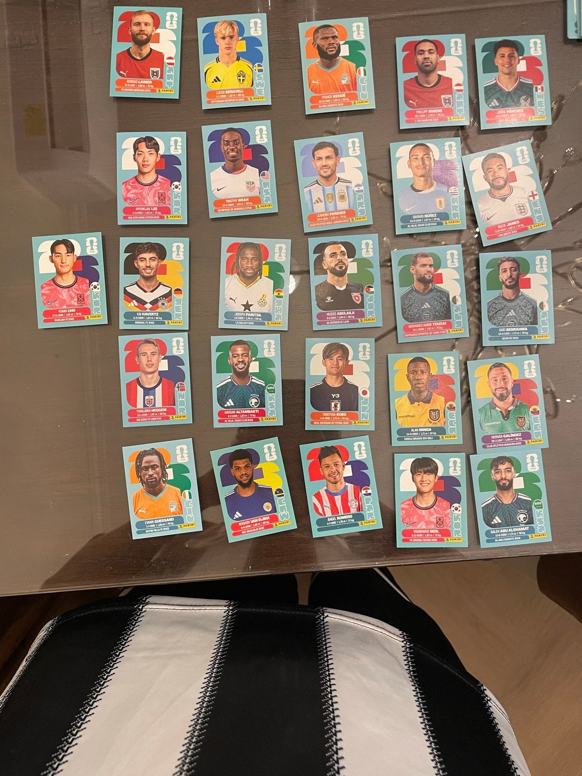 Panini WK stickers. 00,50 per sticker, Ophalen of Verzenden, Zo goed als nieuw, Meerdere plaatjes