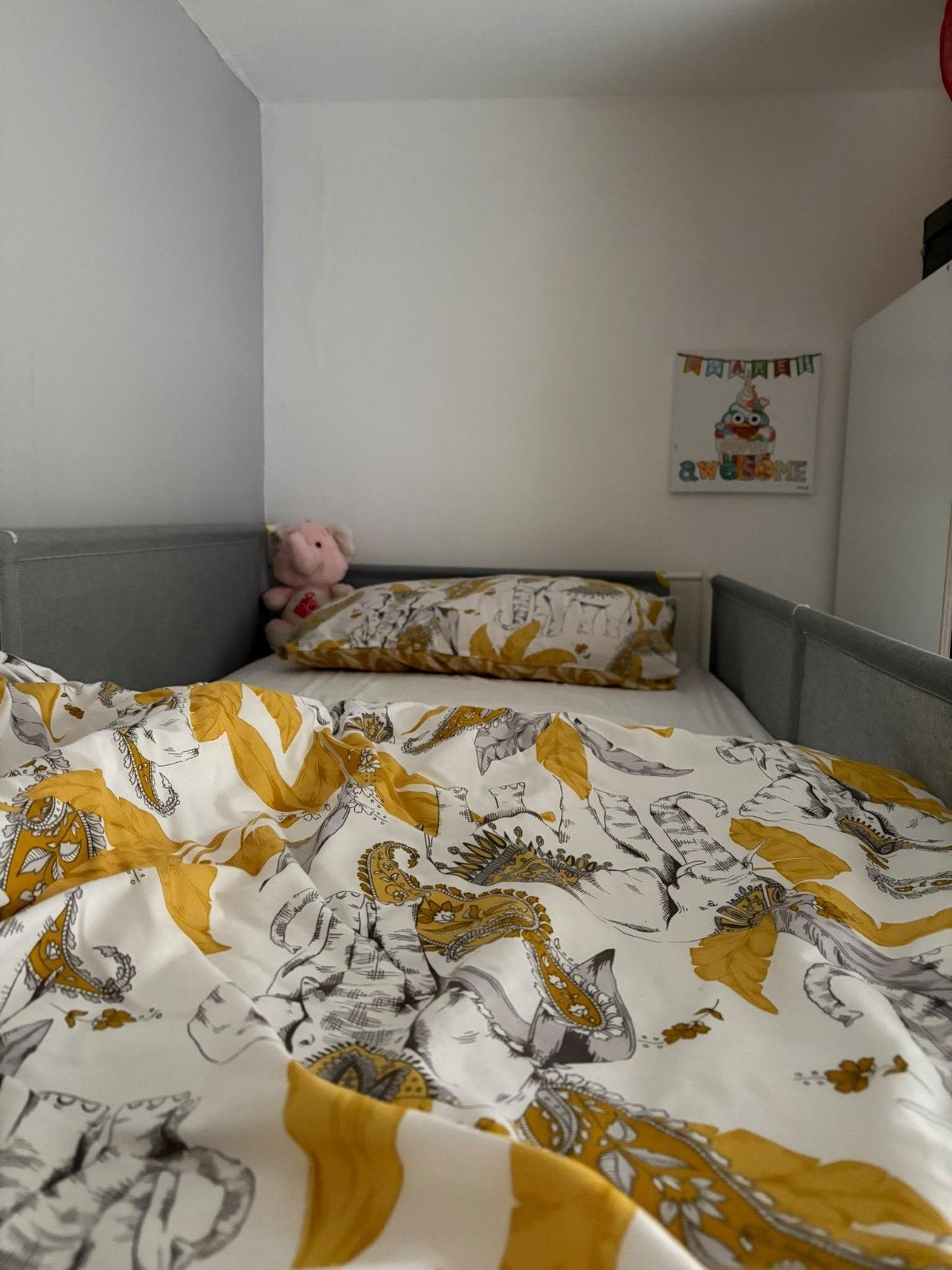 stapel bed 90 bij 2.00, Ophalen, 90 cm, Eenpersoons, Wit