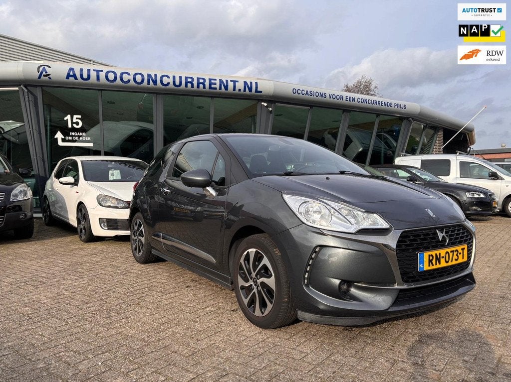 DS 3 1.2 PureTech So Chic, Nwe. APK, PDC, Climate, Navi Inru, Voorwielaandrijving, Gebruikt, 1199 cc, 82 pk