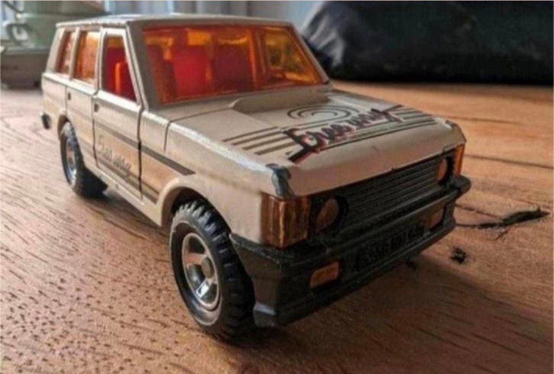 Majorette Range Rover “Free Way” – schaal 1:36, Ophalen of Verzenden, Gebruikt, Auto, Overige merken