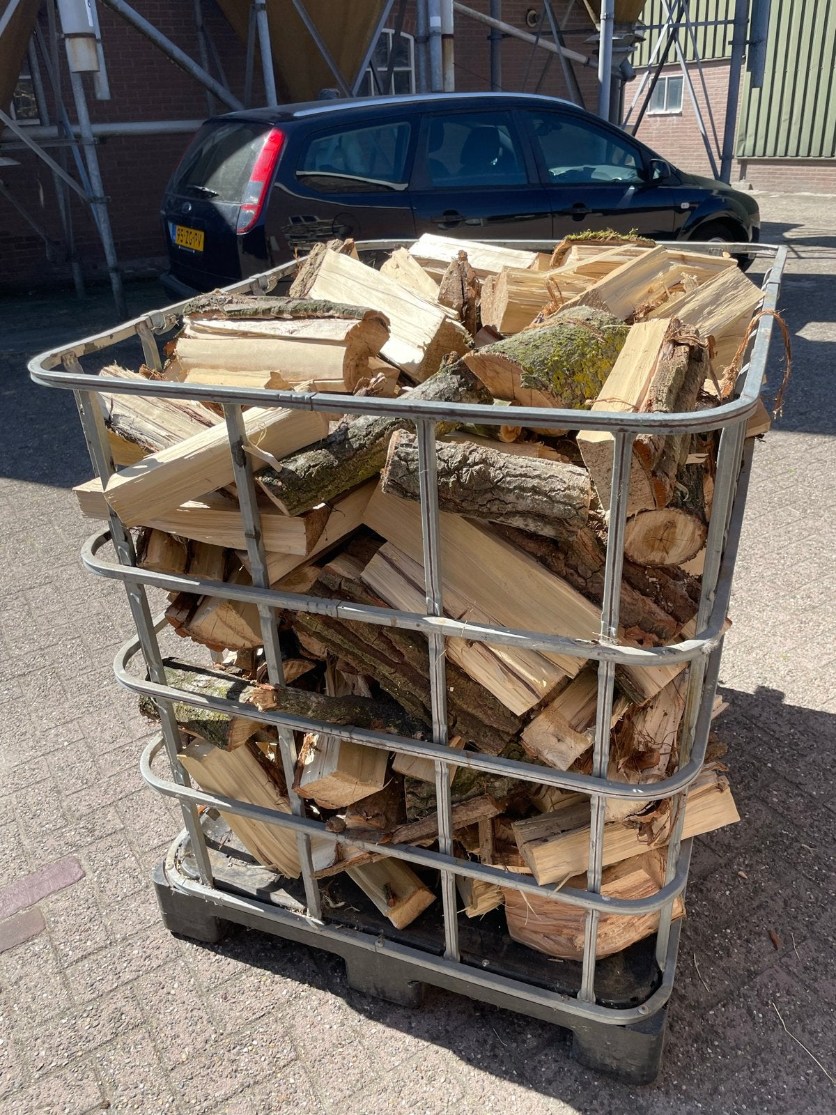Vers gekloofd peppelhout - Ideaal voor de kachel, 3 tot 6 m³, Ophalen, Overige houtsoorten, Blokken