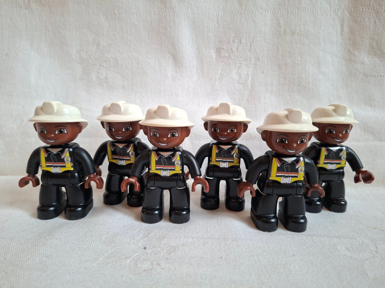 Duplo poppetjes bruine brandweerman getint, Ophalen of Verzenden, Zo goed als nieuw, Duplo